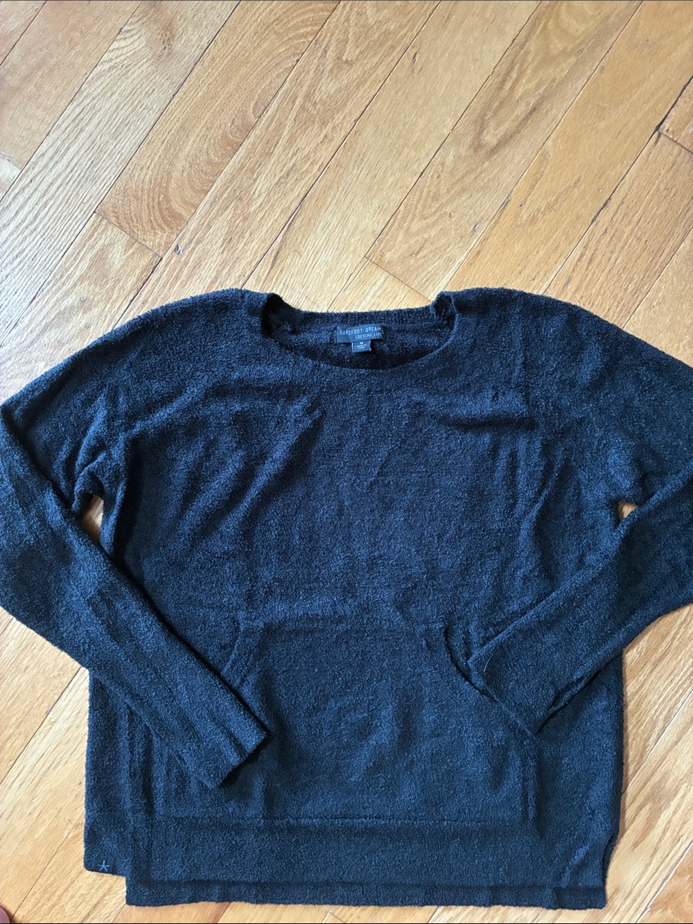 Barefoot Dreams Black Crewneck Sweater